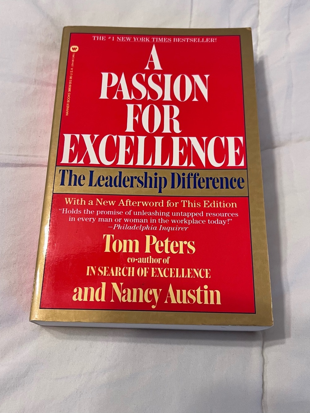 A Passion for Excellence by Tom Peters - Red & Gold Paperback